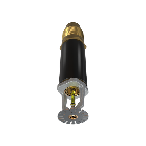 Viking® VK166, Standard, Dry Sprinkler, 8.0K, Pendent, SR, 1” NPT, Plain Barrel, Chrome, 175 Degree, 12” Length, 12741UFD12 Fire Sprinkler Head