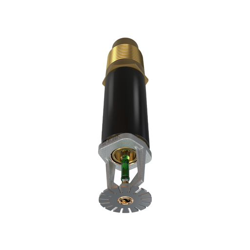 Viking® VK166, Standard, Dry Sprinkler, 8.0K, Pendent, SR, 1” NPT, Plain Barrel, Chrome, 200 Degree, 18” Length, 12741UFE18 Fire Sprinkler Head