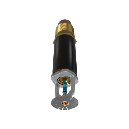 Viking® VK166, Standard, Dry Sprinkler, 8.0K, Pendent, SR, 1” NPT, Plain Barrel, Chrome, 286 Degree, 18” Length, 12741UFG18 Fire Sprinkler Head