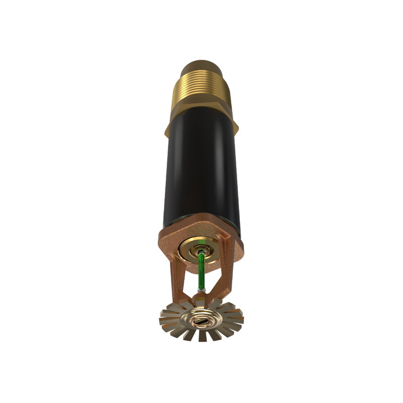 Viking® VK172, Standard, Dry Sprinkler, 5.6K, Plain Barrel, Pendent, QR, 1” NPT, Brass, 200 Degree, 24” Length, 08387UAE24 Fire Sprinkler Head - WeSupplyIt.com
