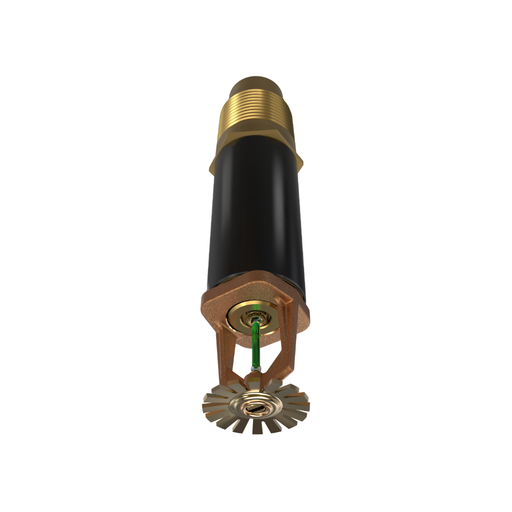 Viking® VK172, Standard, Dry Sprinkler, 5.6K, Plain Barrel, Pendent, QR, 1” NPT, Brass, 200 Degree, 24” Length, 08387UAE24 Fire Sprinkler Head