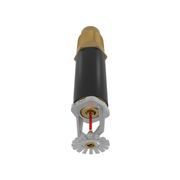 Viking® VK172, Standard, Dry Sprinkler, 5.6K, Plain Barrel, Pendent, QR, 1” NPT, Chrome, 155 Degree, 24” Length, 08387UFB24 Fire Sprinkler Head - WeSupplyIt.com