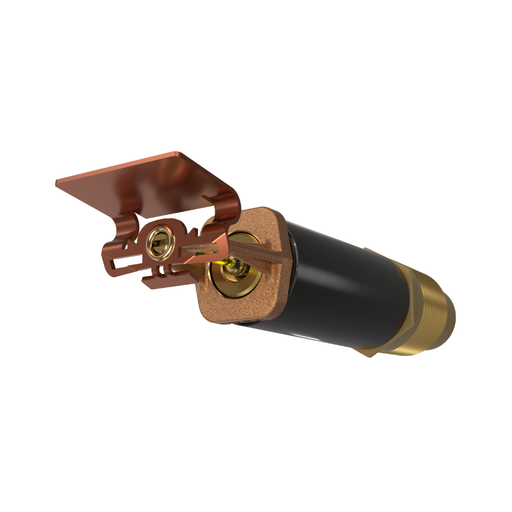 Viking® VK174, Standard, Dry Sprinkler, 5.6K, Plain Barrel, Horizontal Sidewall, QR, 1” NPT, Brass, 175 Degree, 12” Length, 08388UAD12 Fire Sprinkler Head