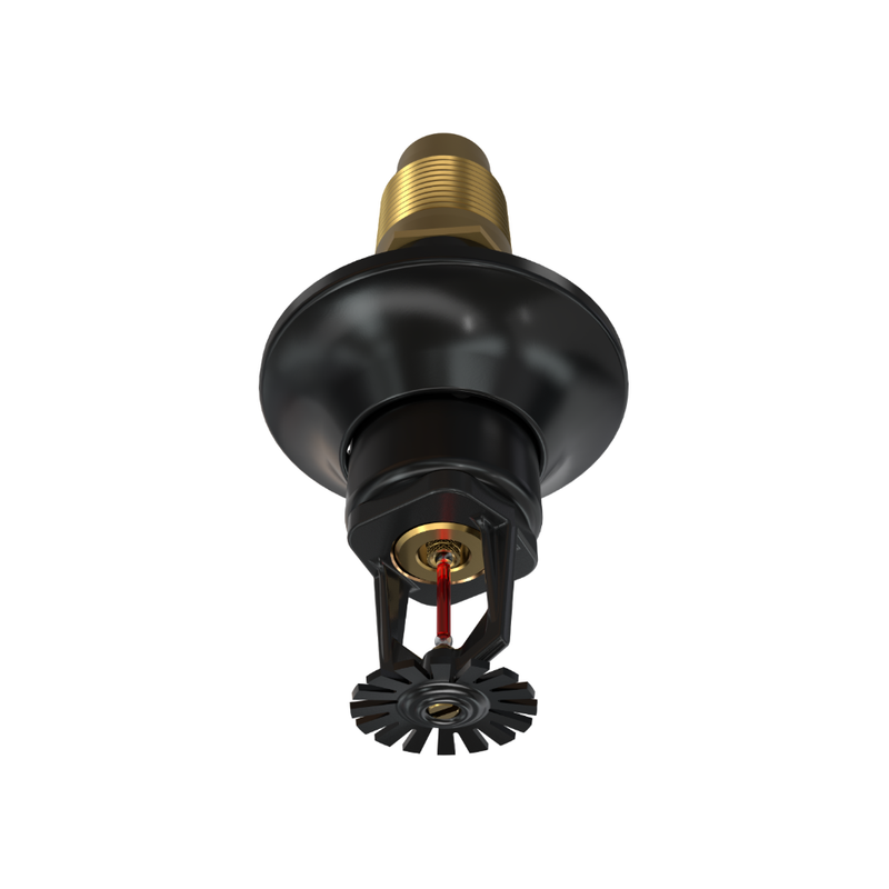 Viking® VK176, Standard, Dry Sprinkler, 5.6K, Standard Adjustable, Pendent, QR, 1” NPT, Black, 155 Degree, 24” Length, 08383UMB/B24 Fire Sprinkler Head - WeSupplyIt.com