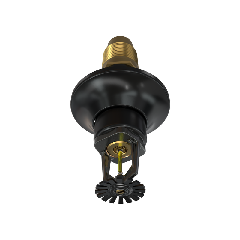Viking® VK176, Standard, Dry Sprinkler, 5.6K, Standard Adjustable, Pendent, QR, 1” NPT, Black, 175 Degree, 12” Length, 08383UMD/B12 Fire Sprinkler Head - WeSupplyIt.com