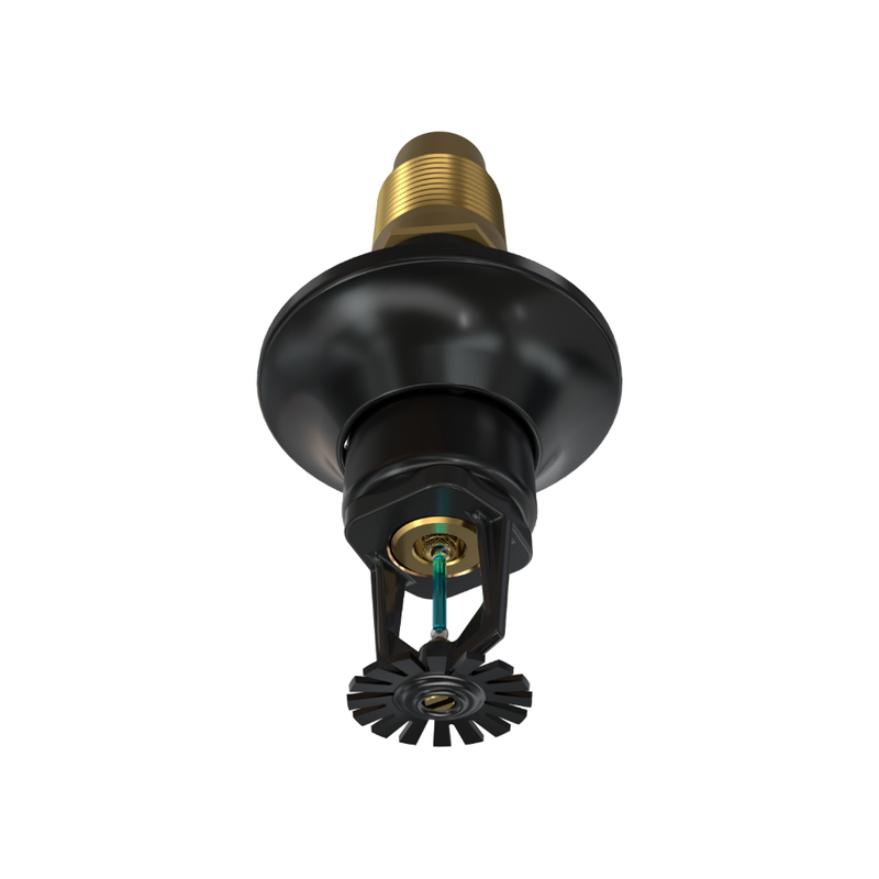 Viking® VK176, Standard, Dry Sprinkler, 5.6K, Standard Adjustable, Pendent, QR, 1” NPT, Black, 286 Degree, 18” Length, 08383UMG/B18 Fire Sprinkler Head - WeSupplyIt.com