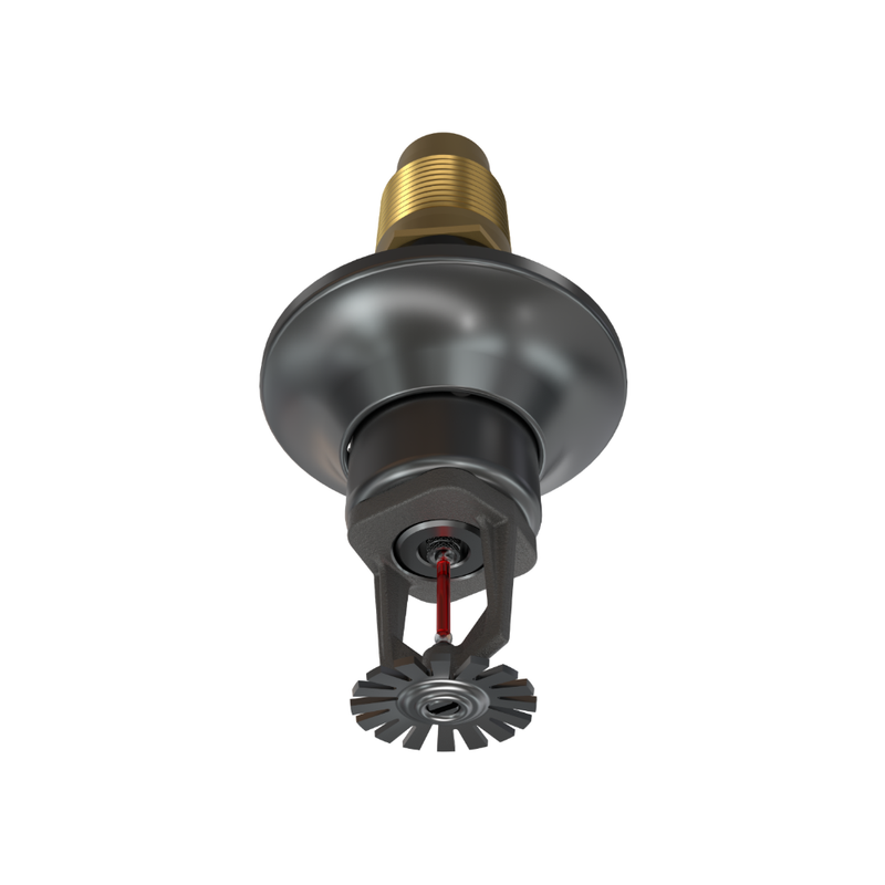 Viking® VK176, Standard, Dry Sprinkler, 5.6K, Standard Adjustable, Pendent, QR, 1” NPT, Nickel PTFE (ENT), 155 Degree, 24” Length, 08383UJNB24 Fire Sprinkler Head - WeSupplyIt.com