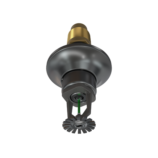 Viking® VK176, Standard, Dry Sprinkler, 5.6K, Standard Adjustable, Pendent, QR, 1” NPT, Nickel PTFE (ENT), 200 Degree, 18” Length, 08383UJNE18 Fire Sprinkler Head
