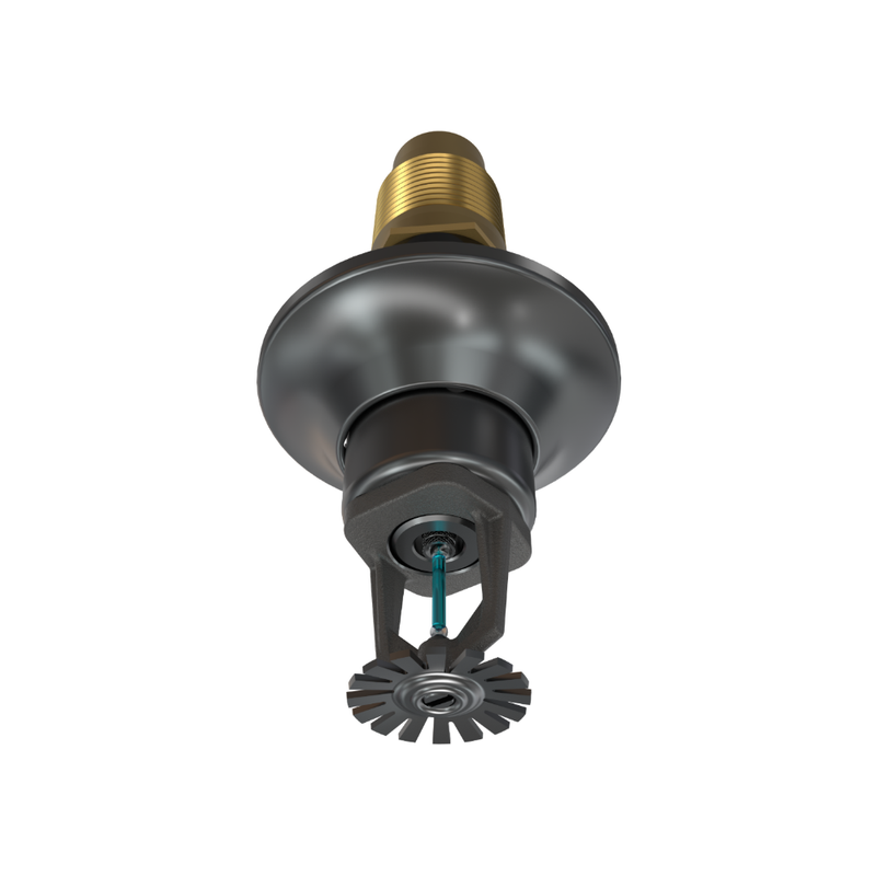 Viking® VK176, Standard, Dry Sprinkler, 5.6K, Standard Adjustable, Pendent, QR, 1” NPT, Nickel PTFE (ENT), 286 Degree, 18” Length, 08383UJNG18 Fire Sprinkler Head