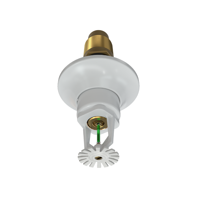 Viking® VK176, Standard, Dry Sprinkler, 5.6K, Standard Adjustable, Pendent, QR, 1” NPT, White, 200 Degree, 12” Length, 08383UME/W12 Fire Sprinkler Head