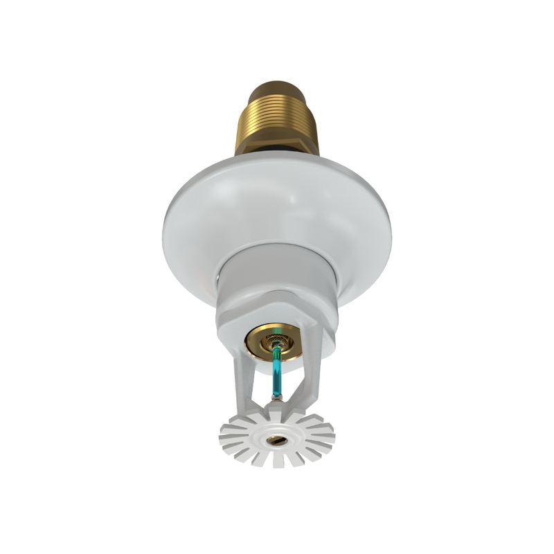 Viking® VK176, Standard, Dry Sprinkler, 5.6K, Standard Adjustable, Pendent, QR, 1” NPT, White, 286 Degree, 24” Length, 08383UMG/W24 Fire Sprinkler Head - WeSupplyIt.com