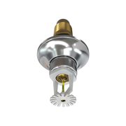 Viking® VK176, Standard, Dry Sprinkler, 5.6K, Standard Adjustable, Pendent, QR, 1” NPT, White With Chrome Escutcheon, 175 Degree, 18” Length, 08383UMFD/W18 Fire Sprinkler Head - WeSupplyIt.com