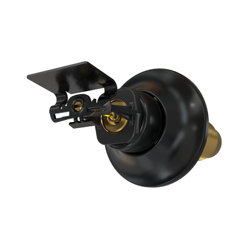 Viking® VK178, Standard, Dry Sprinkler, 5.6K, Standard Adjustable, Horizontal Sidewall, QR, 1” NPT, Black, 175 Degree, 12” Length, 08384UMD/B12 Fire Sprinkler Head