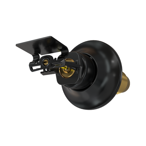 Viking® VK178, Standard, Dry Sprinkler, 5.6K, Standard Adjustable, Horizontal Sidewall, QR, 1” NPT, Black, 175 Degree, 12” Length, 08384UMD/B12 Fire Sprinkler Head