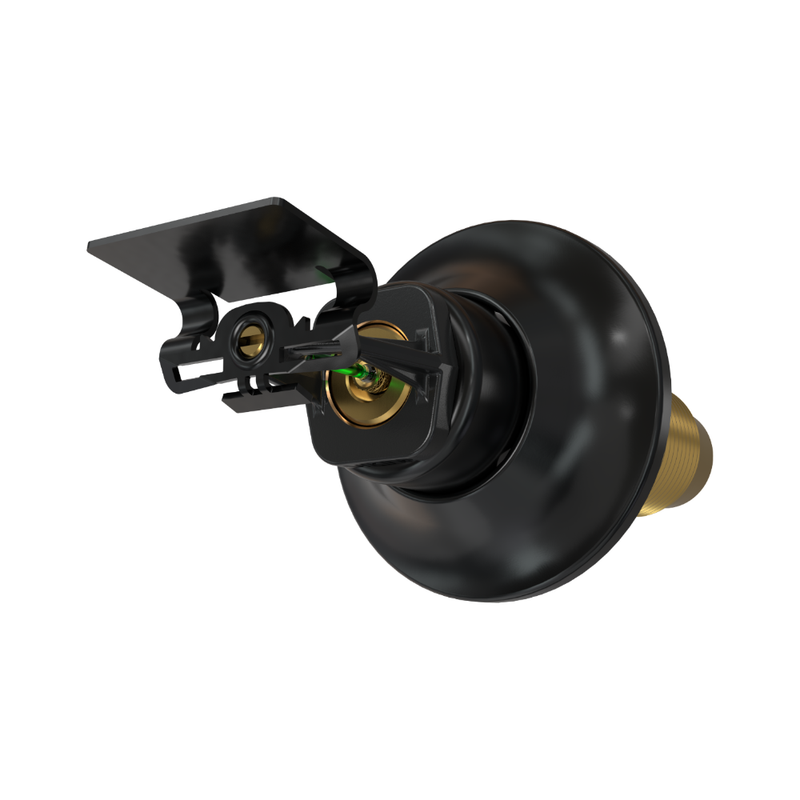 Viking® VK178, Standard, Dry Sprinkler, 5.6K, Standard Adjustable, Horizontal Sidewall, QR, 1” NPT, Black, 200 Degree, 24” Length, 08384UME/B24 Fire Sprinkler Head - WeSupplyIt.com