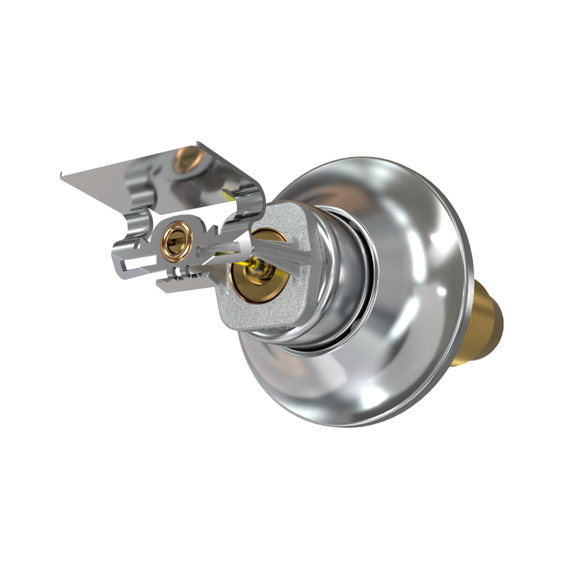 Viking® VK178, Standard, Dry Sprinkler, 5.6K, Standard Adjustable, Horizontal Sidewall, QR, 1” NPT, Chrome, 175 Degree, 24” Length, 08384UFD24 Fire Sprinkler Head - WeSupplyIt.com