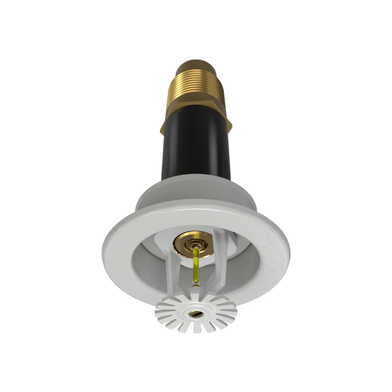 Viking® VK180, Standard, Dry Sprinkler, 5.6K, Recessed Adjustable, Pendent, QR, 1” NPT, White, 175 Degree, 24” Length, 08385UMD/W24 Fire Sprinkler Head - WeSupplyIt.com