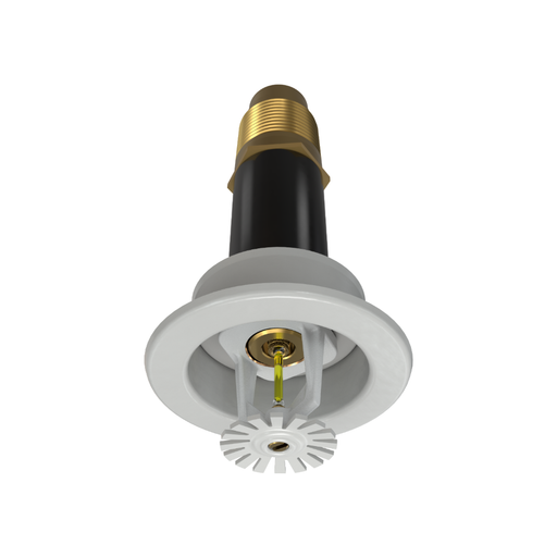 Viking® VK180, Standard, Dry Sprinkler, 5.6K, Recessed Adjustable, Pendent, QR, 1” NPT, White, 175 Degree, 3.5” Length, 08385UMD/W035 Fire Sprinkler Head