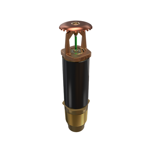 Viking® VK184, Standard, Dry Sprinkler, 5.6K, Upright, QR, 1” NPT, Plain Barrel, Brass, 200 Degree, 18” Length, 08417UAE18 Fire Sprinkler Head