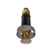 Viking® VK192, Standard, Dry Sprinkler, 8.0K, Domed Concealed Pendent, SR, 1” NPT, Brass, 175 Degree, 12” Length, 12424UAD12 Fire Sprinkler Head