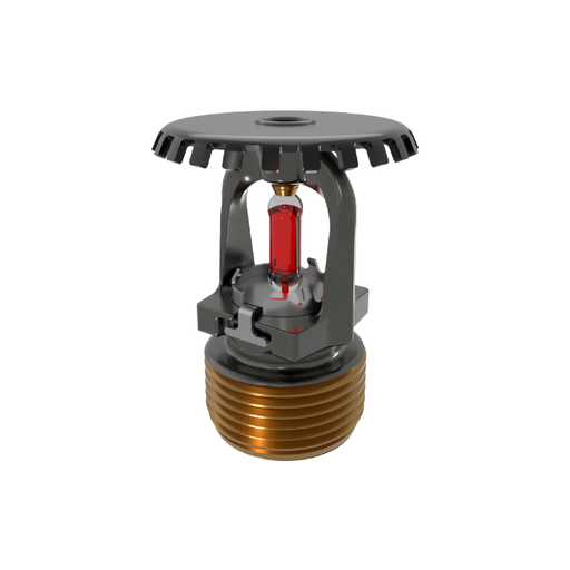 Viking® VK2001, Model XT1, 8.0K, Standard, Upright, SR, 3/4" NPT, Black 155 Degree 23875MB/B Fire Sprinkler Head