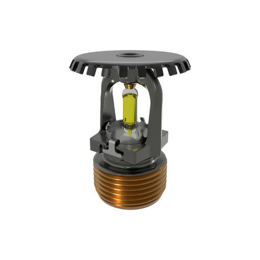 Viking® VK2001, Model XT1, 8.0K, Standard, Upright, SR, 3/4" NPT, Black 175 Degree 23875MD/B Fire Sprinkler Head
