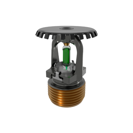 Viking® VK2001, Model XT1, 8.0K, Standard, Upright, SR, 3/4" NPT, Black, 200 Degree 23875ME/B Fire Sprinkler Head