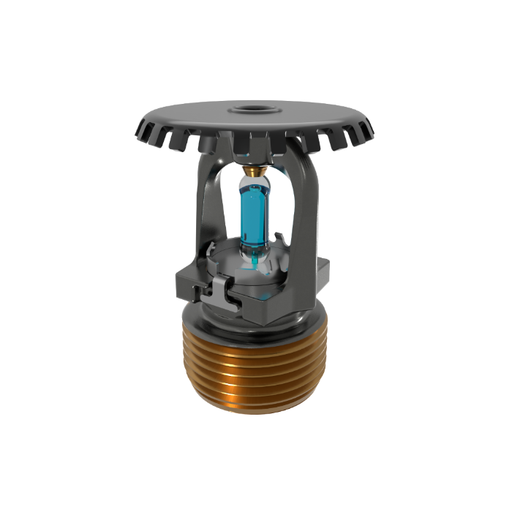 Viking® VK2001, Model XT1, 8.0K, Standard, Upright, SR, 3/4" NPT, Black, 286 Degree 23875MG/B Fire Sprinkler Head