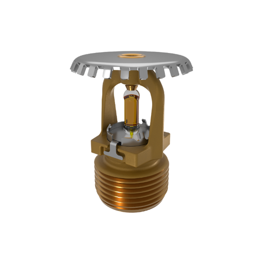 Viking® VK2001, Model XT1, 8.0K, Standard, Upright, SR, 3/4" NPT, Brass, 135 Degree 23875AA Fire Sprinkler Head