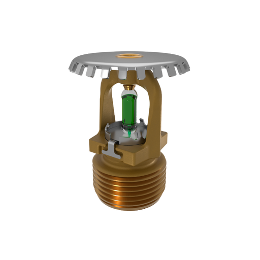 Viking® VK2001, Model XT1, 8.0K, Standard, Upright, SR, 3/4" NPT, Brass, 200 Degree 23875AE Fire Sprinkler Head