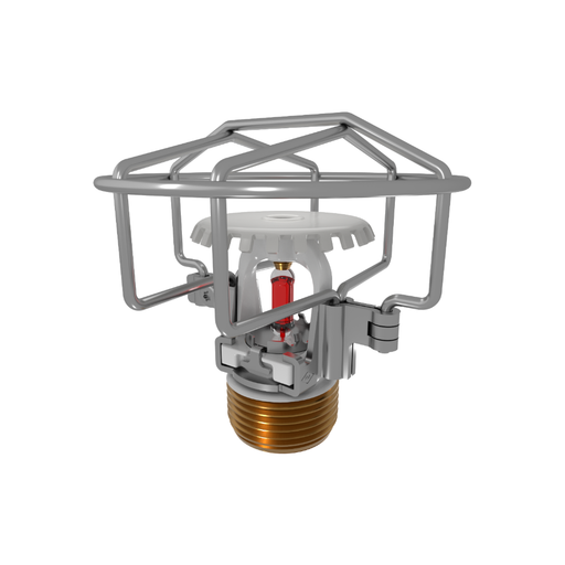 Viking® VK2001, XT1, Intermediate Level/In-Rack, Preassembled w/ Guard, 8.0K, Upright, SR, 3/4" NPT, White, 155 Degree 23875MB/WG Fire Sprinkler Head