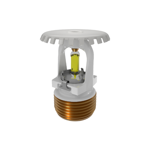 Viking® VK2001, Model XT1, 8.0K, Standard, Upright, SR, 3/4" NPT, White, 175 Degree 23875MD/W Fire Sprinkler Head