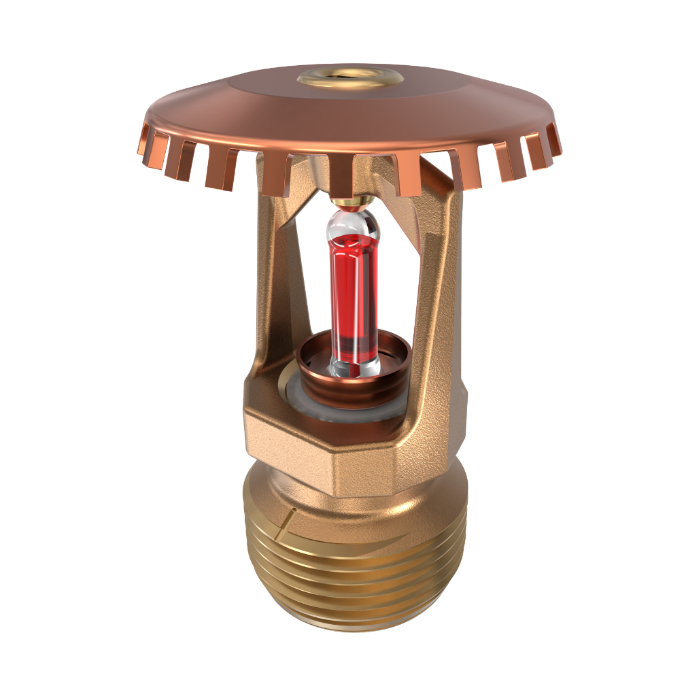 Viking® VK200, Model M, 8.0K, Standard, Upright, SR, 3/4" NPT, Brass, 155 Degree 18263AB Fire Sprinkler Head