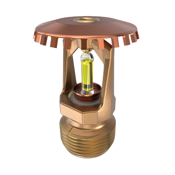 Viking® VK200, Model M, 8.0K, Standard, Upright, SR, 3/4" NPT, Brass, 175 Degree 18263AD Fire Sprinkler Head