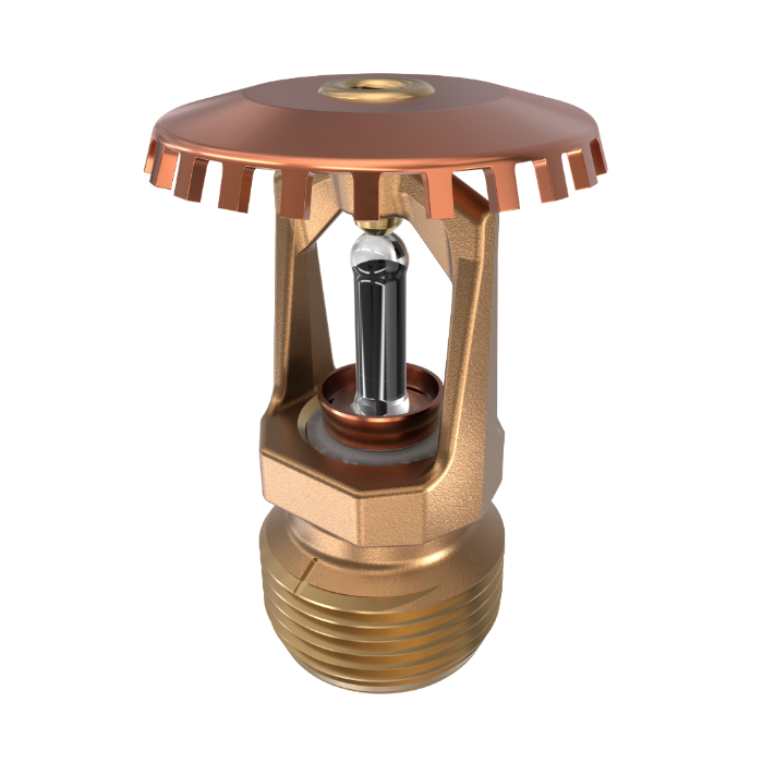 Viking® VK200, Model M, 8.0K, Standard, Upright, SR, 3/4" NPT, Brass, 500 Degree 18263AL Fire Sprinkler Head