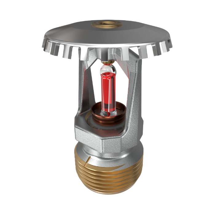 Viking® VK200, Model M, 8.0K, Standard, Upright, SR, 3/4" NPT, Chrome, 155 Degree 18263FB Fire Sprinkler Head