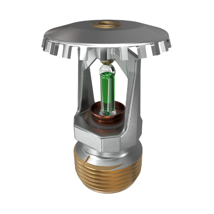Viking® VK200, Model M, 8.0K, Standard, Upright, SR, 3/4" NPT, Chrome, 212 Degree 18263FM Fire Sprinkler Head