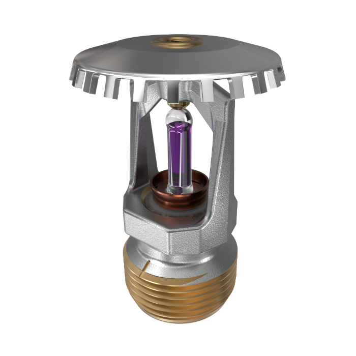 Viking® VK200, Model M, 8.0K, Standard, Upright, SR, 3/4" NPT, Chrome, 360 Degree 18263FH Fire Sprinkler Head