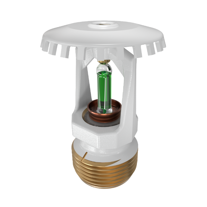 Viking® VK200, Model M, 8.0K, Standard, Upright, SR, 3/4" NPT, White, 200 Degree 18263ME/W Fire Sprinkler Head