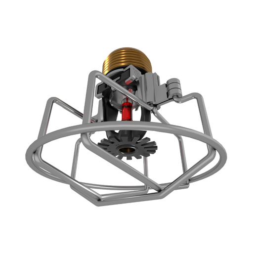 Viking® VK2021, XT1, Intermediate Level/In-Rack, Preassembled w/ Guard, 8.0K, Pendent, SR, 3/4" NPT, Black, 155 Degree 23876MB/BG Fire Sprinkler Head