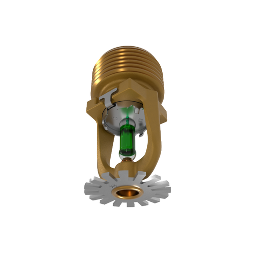 Viking® VK2021, Model XT1, 8.0K, Standard, Pendent, SR, 3/4" NPT, Brass, 200 Degree 23876AE Fire Sprinkler Head