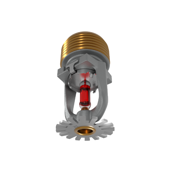 Viking® VK2021, Model XT1, 8.0K, Standard, Pendent, SR, 3/4" NPT, Chrome, 155 Degree 23876FB Fire Sprinkler Head