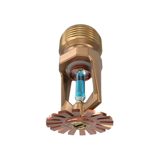 Viking® VK202, Model M, 8.0K, Standard, Pendent, SR, 3/4" NPT, Brass, 286 Degree 18264AG Fire Sprinkler Head