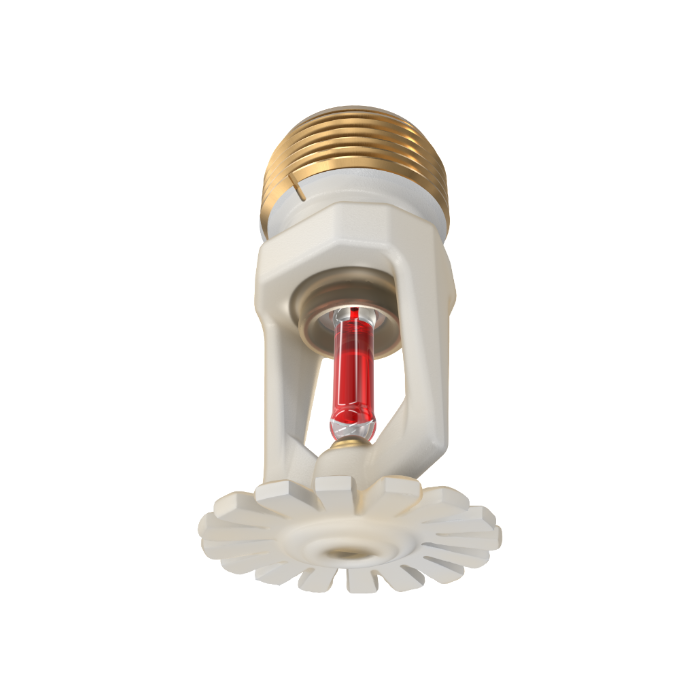 Viking® VK202, Model M, 8.0K, Standard, Pendent, SR, 3/4" NPT, Wax Coated White, 155 Degree, 18264VB/W Fire Sprinkler Head