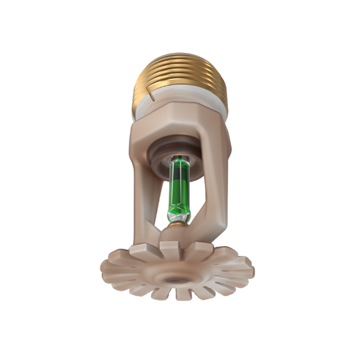 Viking® VK202, Model M, 8.0K, Standard, Pendent, SR, 3/4" NPT, Wax Coated White, 200 Degree, 18264VE/W Fire Sprinkler Head