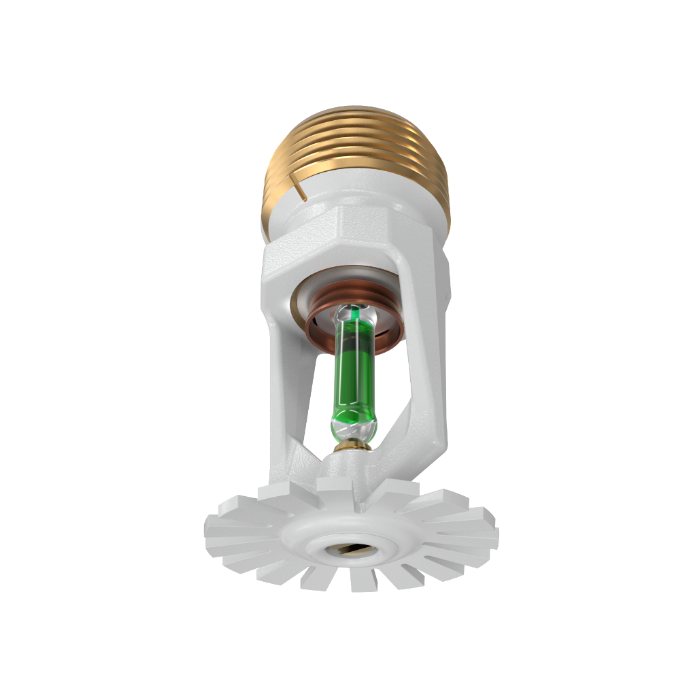 Viking® VK202, Model M, 8.0K, Standard, Pendent, SR, 3/4" NPT, White, 200 Degree, 18264ME/W Fire Sprinkler Head