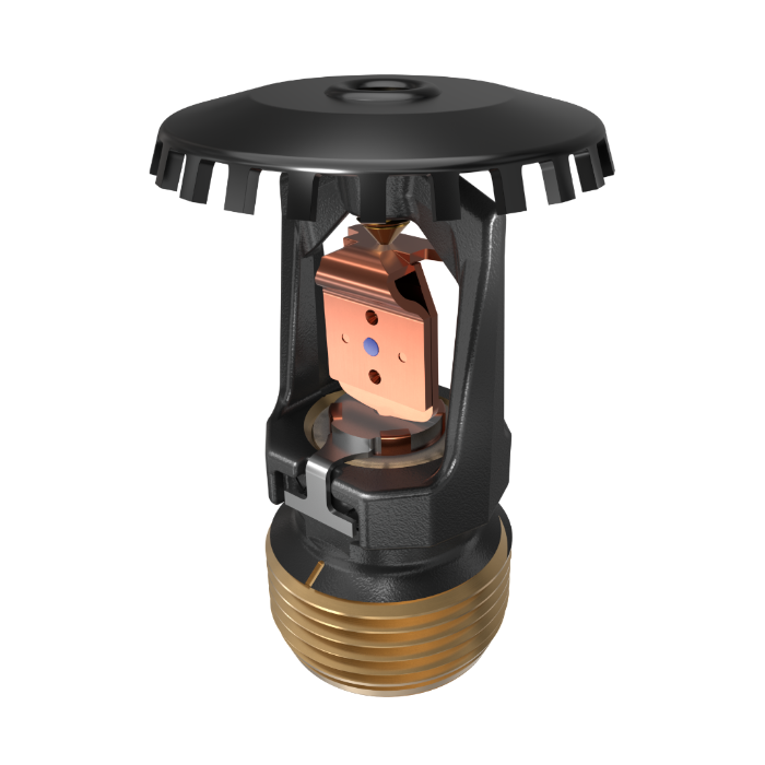 Viking® VK204, Model M, 8.0K, Standard, Fusible Link, Upright, SR, 3/4" NPT, Black, 286 Degree 18253MG/B Fire Sprinkler Head