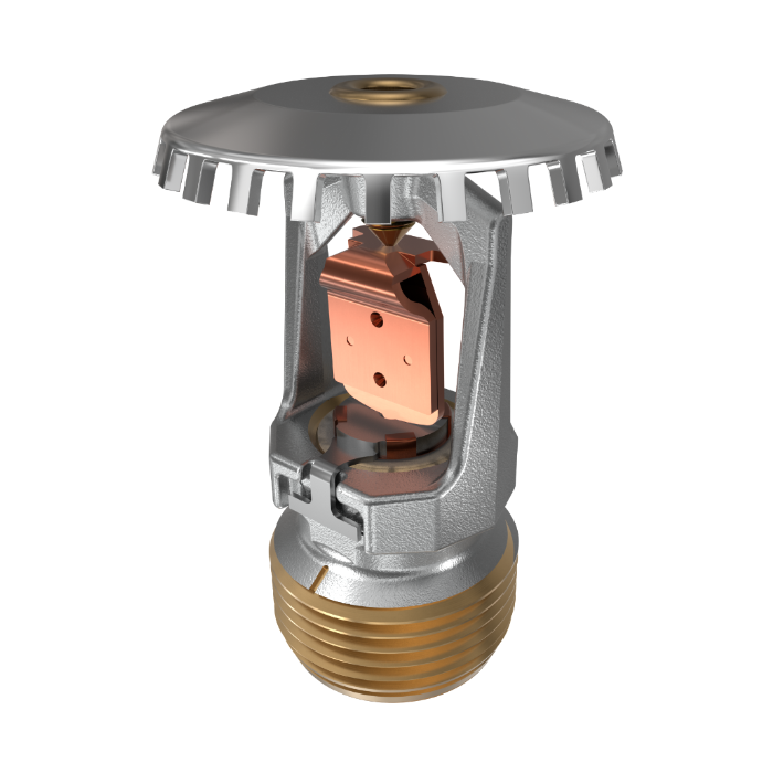Viking® VK204, Model M, 8.0K, Standard, Fusible Link, Upright, SR, 3/4" NPT, Chrome, 165 Degree 18253FC Fire Sprinkler Head