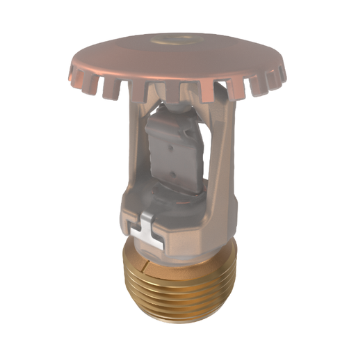 Viking® VK204, Model M, 8.0K, Standard, Fusible Link, Upright, SR, 3/4" NPT, Wax Coated Brass, 165 Degree 18253CC Fire Sprinkler Head
