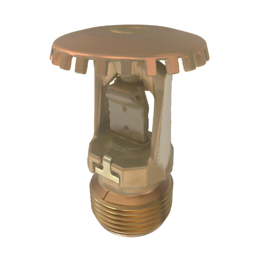 Viking® VK204, Model M, 8.0K, Standard, Fusible Link, Upright, SR, 3/4" NPT, Wax Coated Brass, 220 Degree 18253CF Fire Sprinkler Head